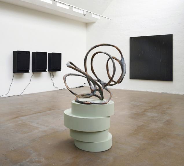 Scheibler Mitte / 2008 Wolfgang Flad, Malcolm McLaren, Damien Hirst, Anselm Reyle, Michael Sailstorfer,