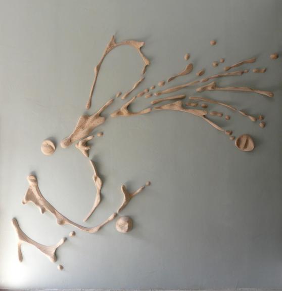 "Summersault" (positive mural relief) 2012 Wolfgang Flad