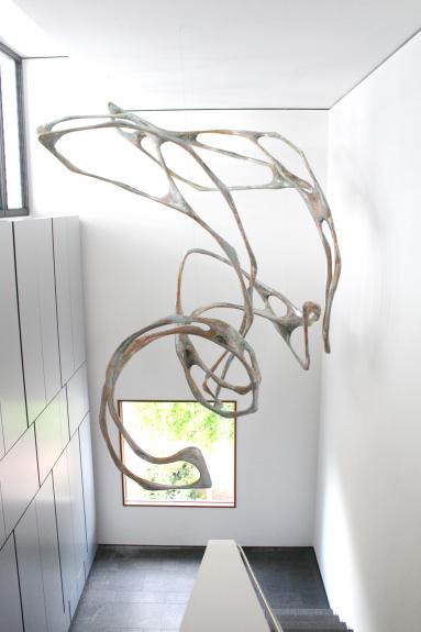 "hide and seek" 2015 Wolfgang Flad, sculpture, installation, art in building