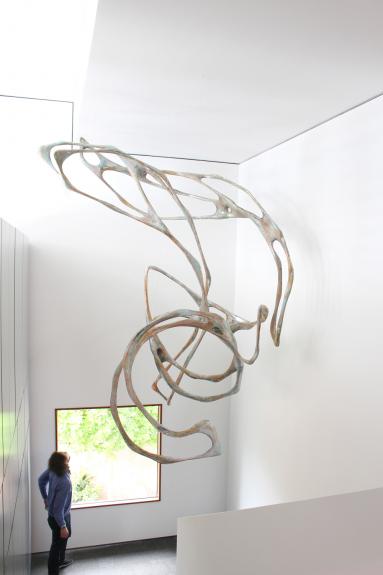 Wolfgang Flad, sculpture, installation, art in building