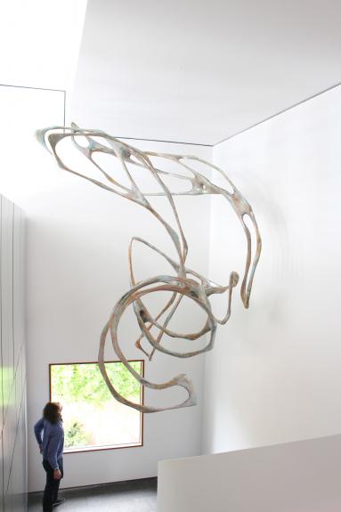 "hide and seek" 2015 Wolfgang Flad, sculpture, installation, art in building