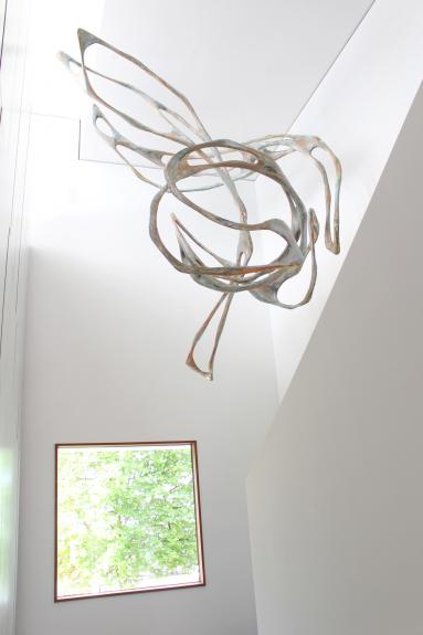 "hide and seek" 2015 Wolfgang Flad, sculpture, installation, art in building