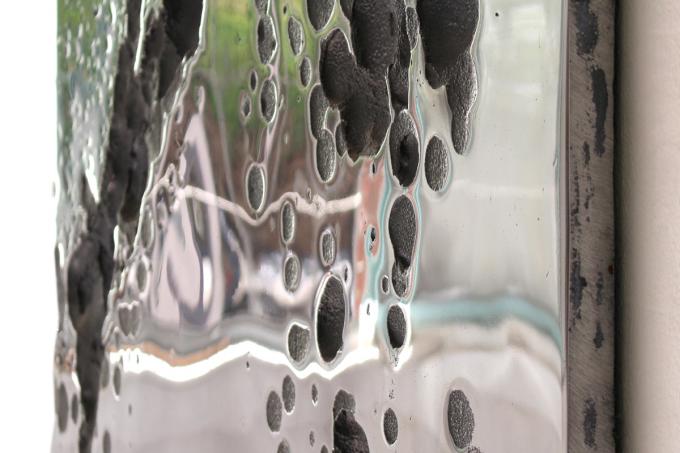 "Untitled" (aluminum) 2016 Wolfgang Flad, Aluminium, aluminum, relief, artwork, wallpiece