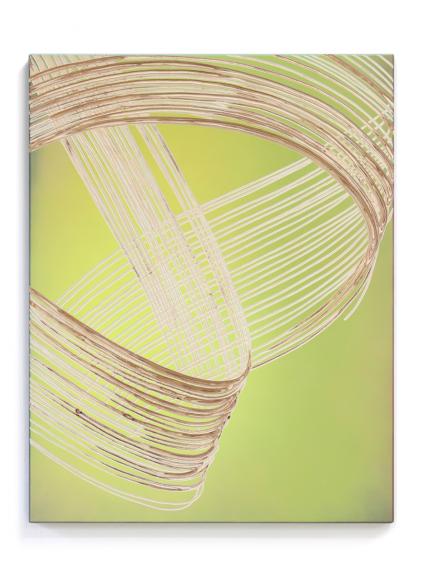 "UNTITLED fade broom BP" 2018 Wolfgang Flad, Relief, artwork, wallsculpture, wood, Holz, Kunst, broom, Pinsel
