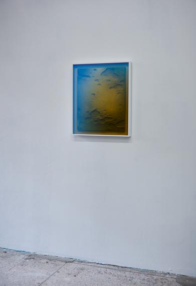 "dark side of the moon A590" 2019 Wolfgang Flad, Relief, artwork, wallpiece, mixed media