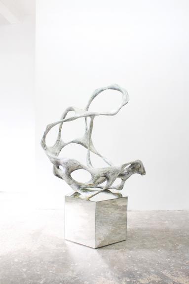 "Atlas" 2016 Wolfgang Flad, Skulptur, sculpture, mirror