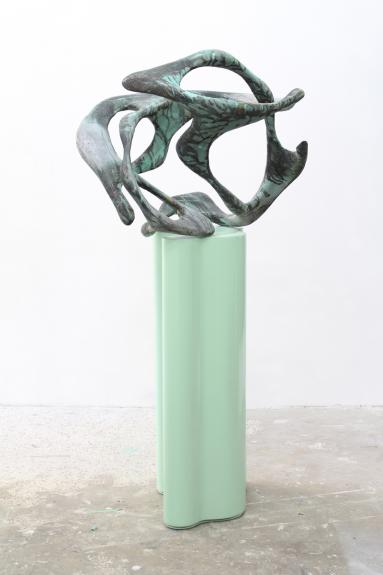 "Becrux" 2015 Wolfgang Flad, Skulptur, sculpture, aluminum, copper