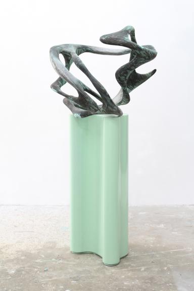 "Becrux" 2015 Wolfgang Flad, Skulptur, sculpture, aluminum, copper