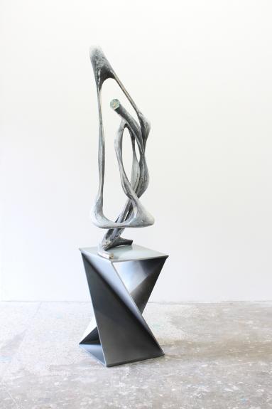 "HD 98800-B1" (series "quadruple system“) 2017 Wolfgang Flad, Skulptur, sculpture,
