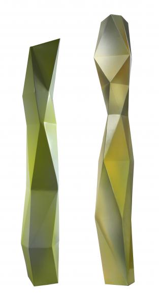 "Trapez" & "Tyl" 2008 Wolfgang Flad, Skulptur, sculpture