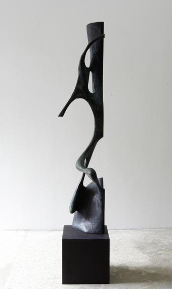 Wolfgang Flad, bronze, bronce, Skulptur, sculpture, Neusilber, nickel silver